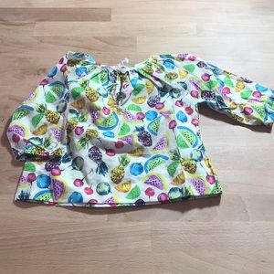 Anais & I Fruit Print Blouse